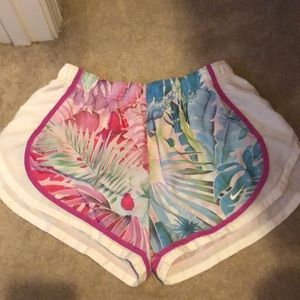 Floral Nike shorts